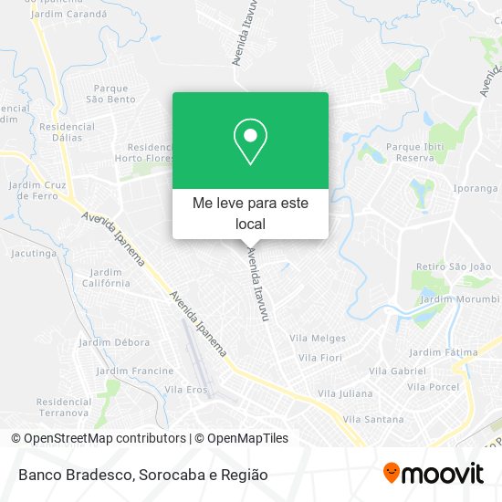 Banco Bradesco mapa