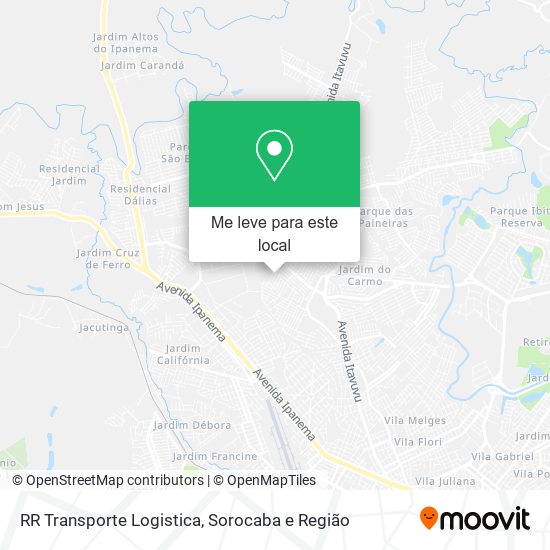 RR Transporte Logistica mapa