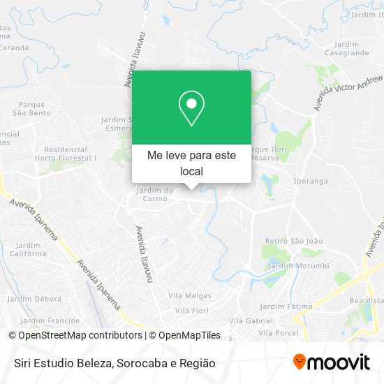 Siri Estudio Beleza mapa