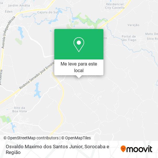 Osvaldo Maximo dos Santos Junior mapa