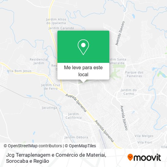 Jcg Terraplenagem e Comércio de Materiai mapa