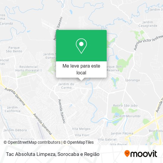 Tac Absoluta Limpeza mapa