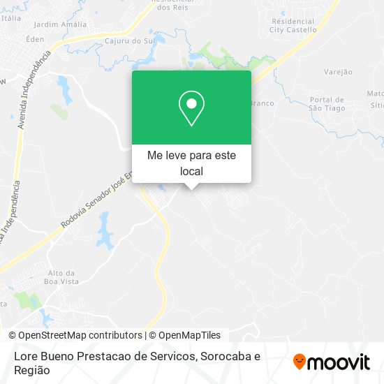 Lore Bueno Prestacao de Servicos mapa