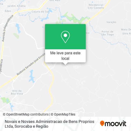 Novais e Novaes Administracao de Bens Proprios Ltda mapa