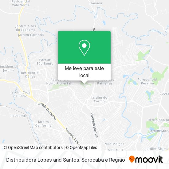 Distribuidora Lopes and Santos mapa
