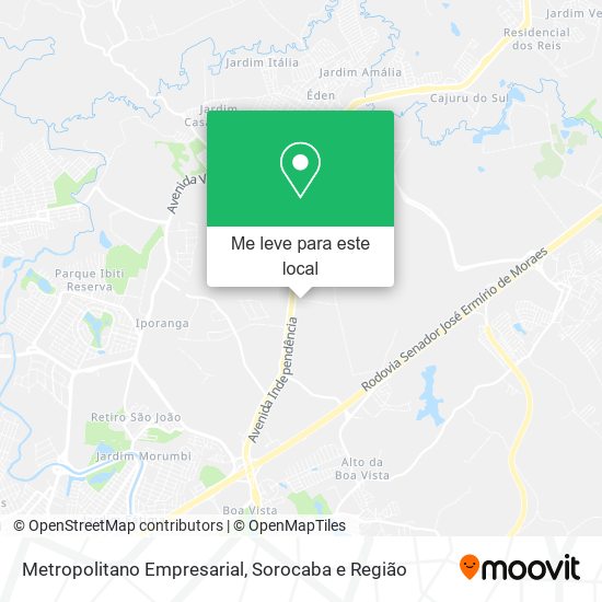 Metropolitano Empresarial mapa