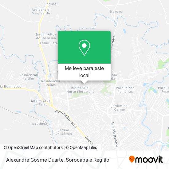 Alexandre Cosme Duarte mapa