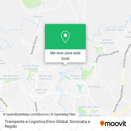 Transporte e Logistica Enco Global mapa