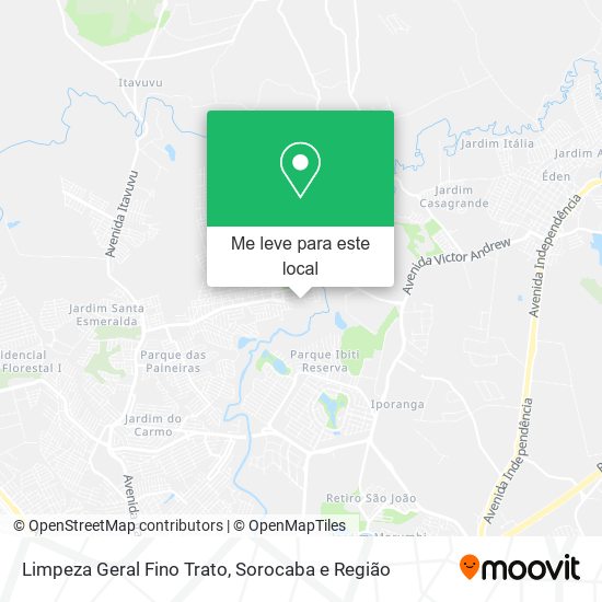 Limpeza Geral Fino Trato mapa