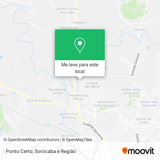 Ponto Certo mapa