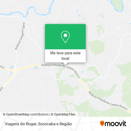 Viagens do Roger mapa