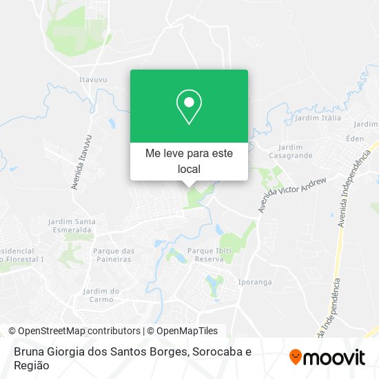 Bruna Giorgia dos Santos Borges mapa