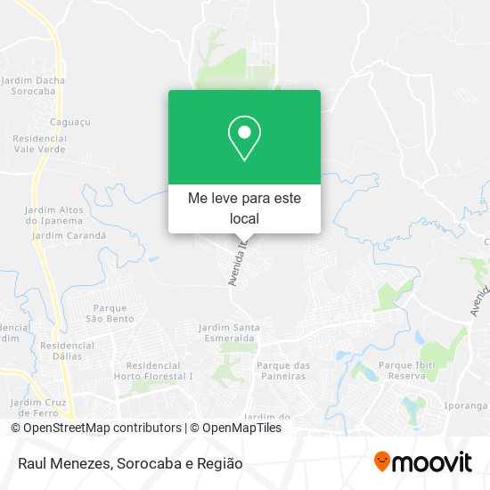 Raul Menezes mapa