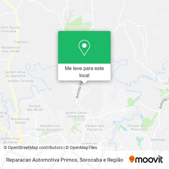 Reparacao Automotiva Primos mapa