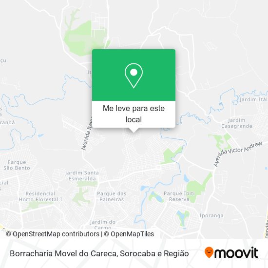 Borracharia Movel do Careca mapa