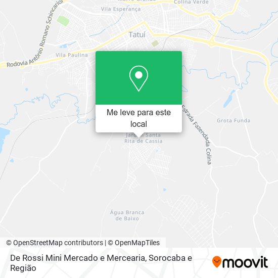 De Rossi Mini Mercado e Mercearia mapa