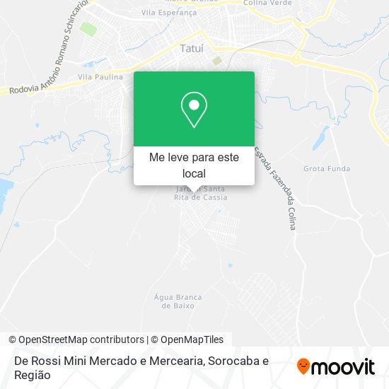 De Rossi Mini Mercado e Mercearia mapa