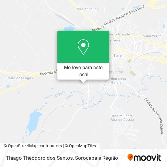 Thiago Theodoro dos Santos mapa