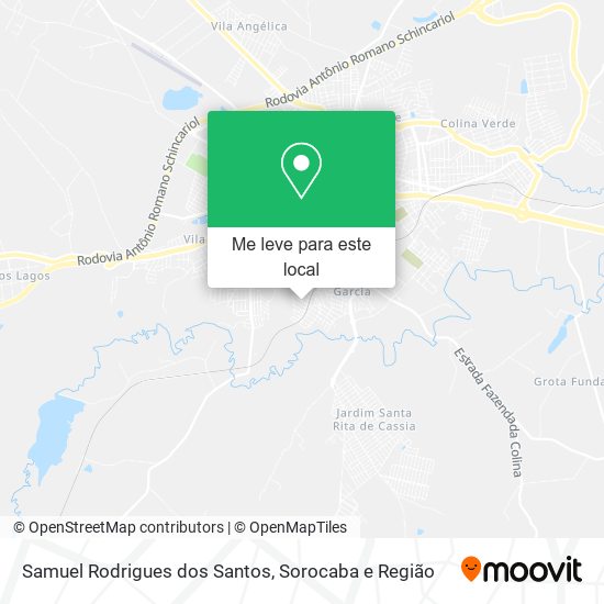 Samuel Rodrigues dos Santos mapa