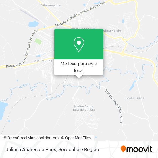 Juliana Aparecida Paes mapa