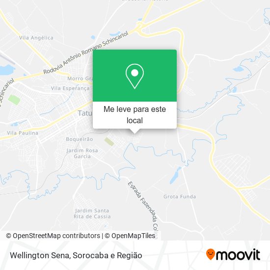 Wellington Sena mapa