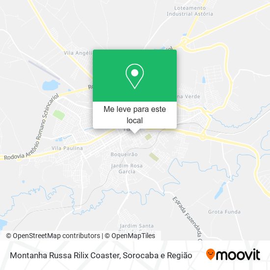 Montanha Russa Rilix Coaster mapa