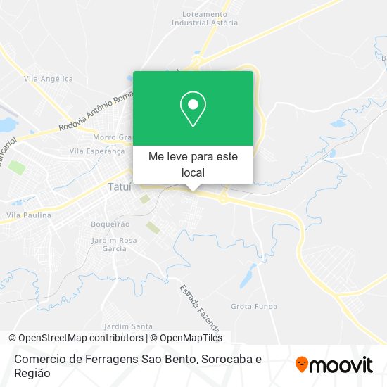 Comercio de Ferragens Sao Bento mapa