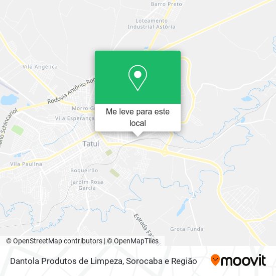 Dantola Produtos de Limpeza mapa