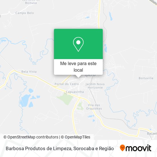 Barbosa Produtos de Limpeza mapa