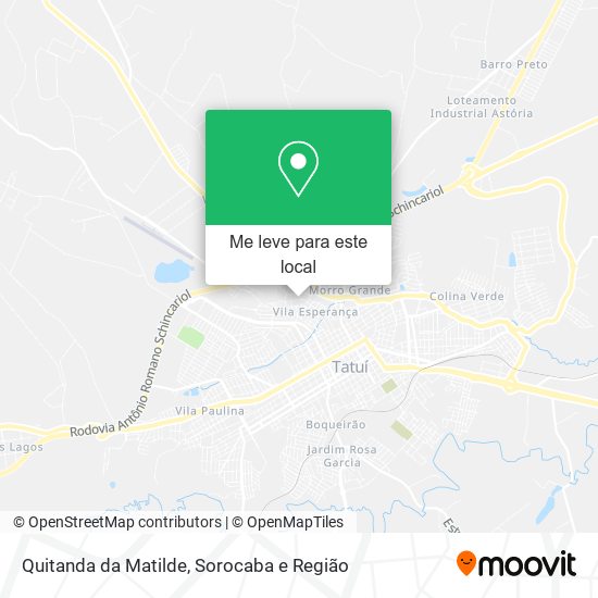 Quitanda da Matilde mapa