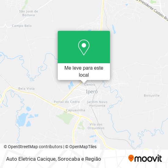 Auto Eletrica Cacique mapa