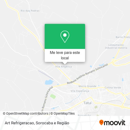 Art Refrigeracao mapa