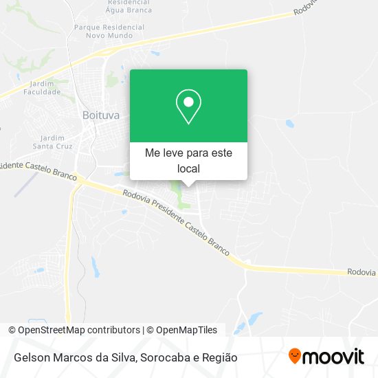 Gelson Marcos da Silva mapa