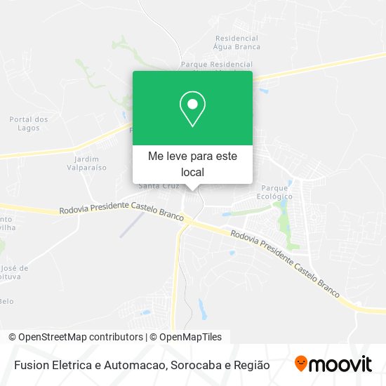 Fusion Eletrica e Automacao mapa