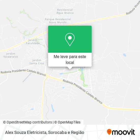 Alex Souza Eletricista mapa