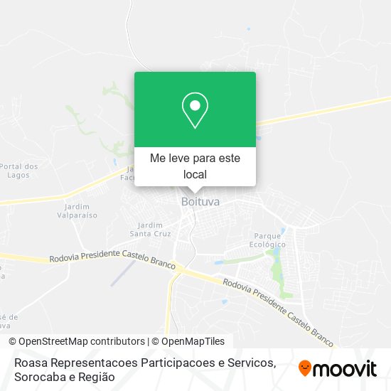 Roasa Representacoes Participacoes e Servicos mapa