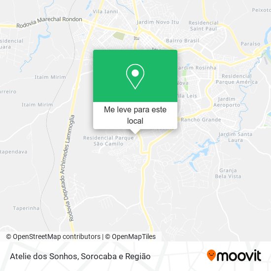 Atelie dos Sonhos mapa