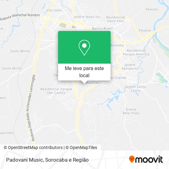 Padovani Music mapa