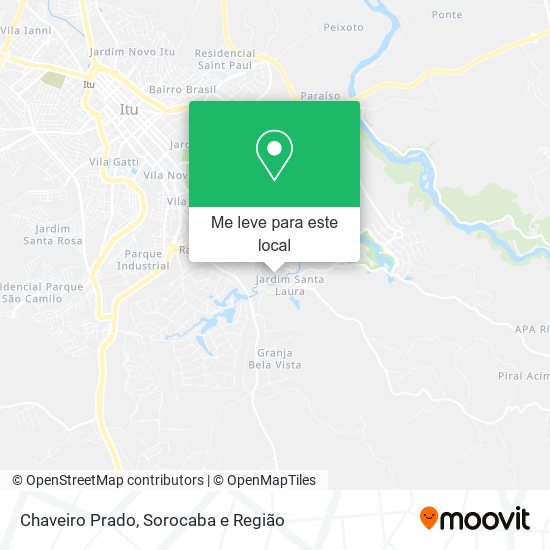 Chaveiro Prado mapa