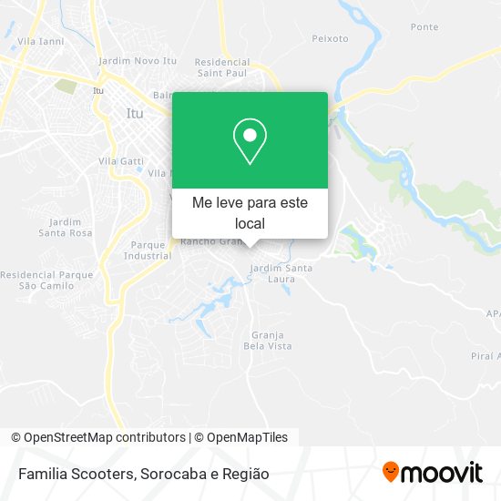 Familia Scooters mapa