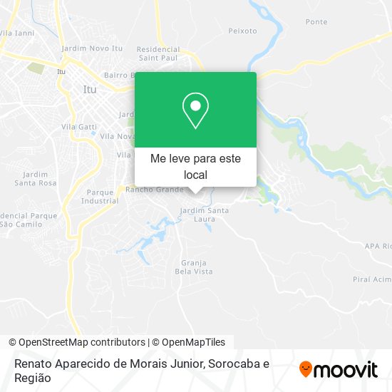 Renato Aparecido de Morais Junior mapa