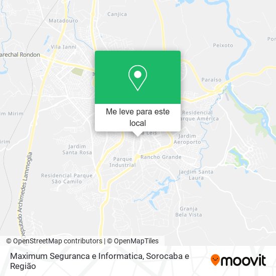 Maximum Seguranca e Informatica mapa