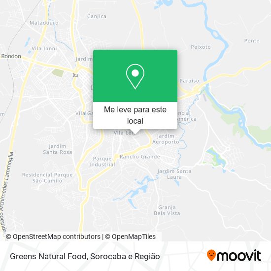 Greens Natural Food mapa