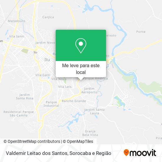 Valdemir Leitao dos Santos mapa