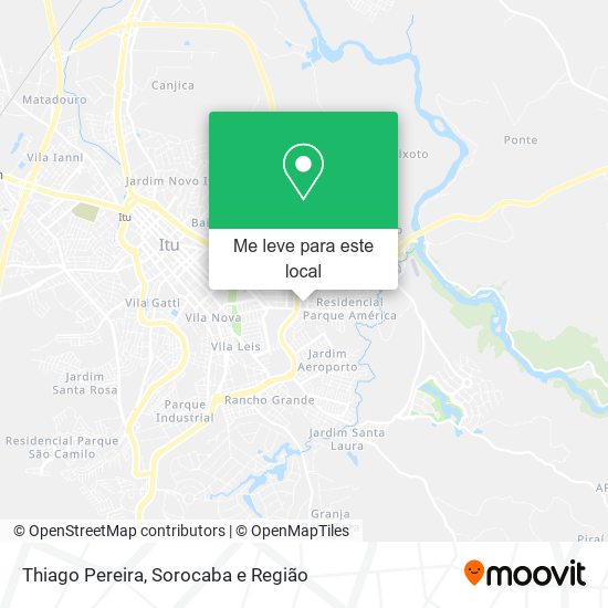 Thiago Pereira mapa