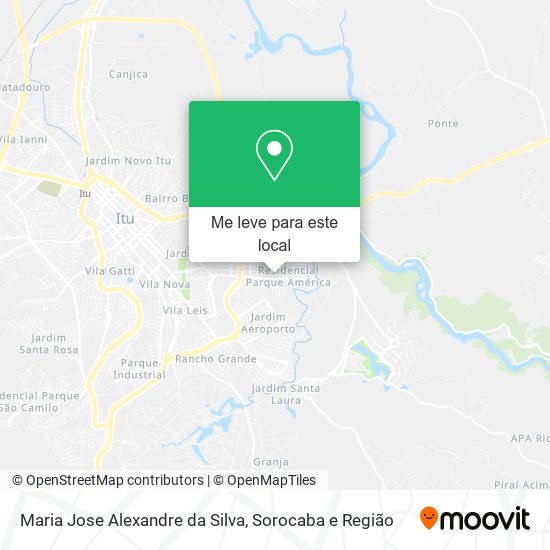 Maria Jose Alexandre da Silva mapa