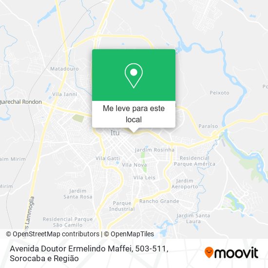 Avenida Doutor Ermelindo Maffei, 503-511 mapa