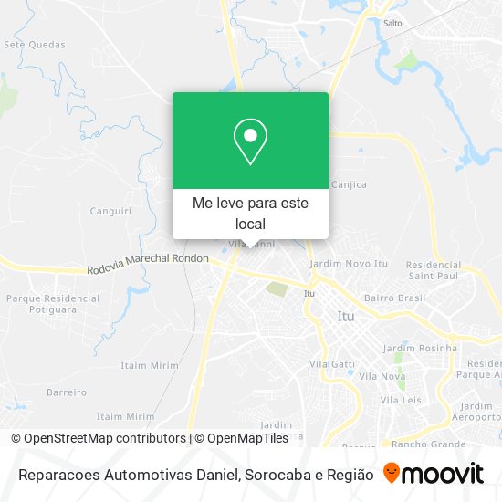 Reparacoes Automotivas Daniel mapa