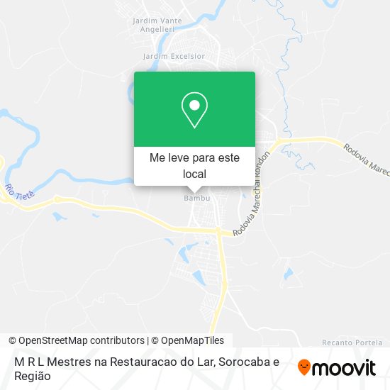 M R L Mestres na Restauracao do Lar mapa