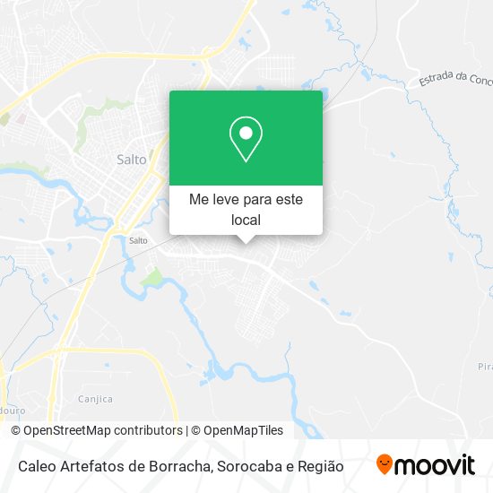 Caleo Artefatos de Borracha mapa